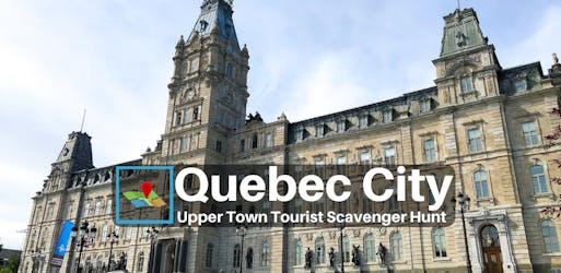 Caccia al tesoro turistico della città alta di Quebec City